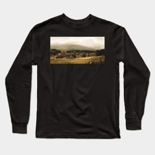 Cadair Idris, Wales - Original Illustration Long Sleeve T-Shirt